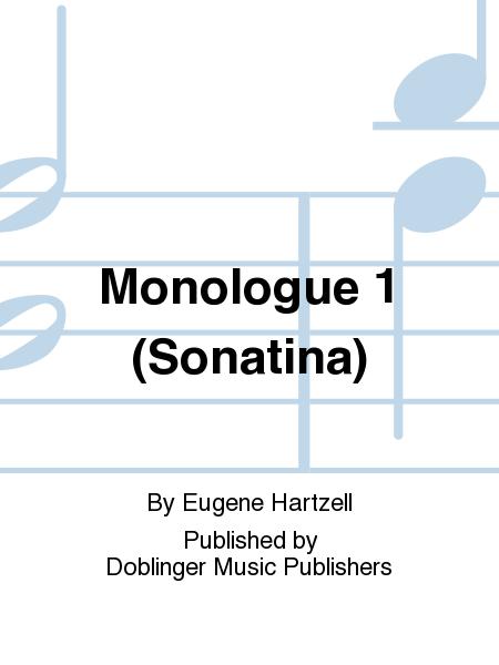 Monologue 1. Eugene Hartzell