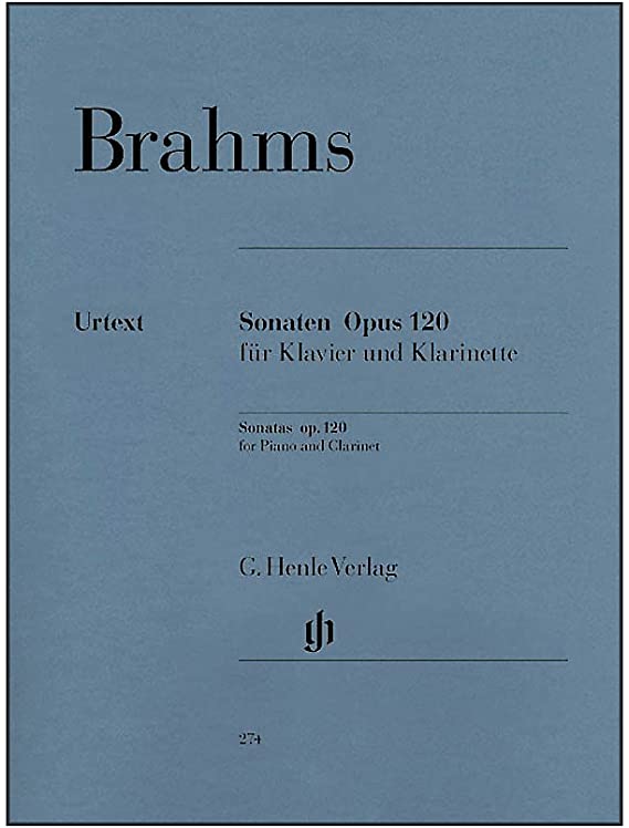 Sonate op.120 No.1. Johannes Brahms