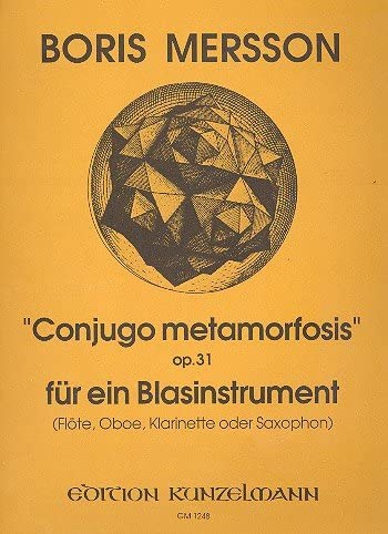 Conjugo Metamorfosis op.31. Boris Mersson