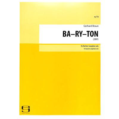BA-RY-TON (2001) Gerhard Braun