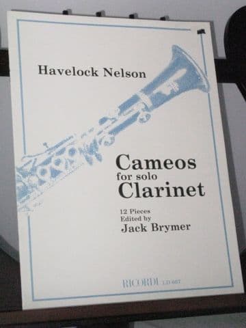 Cameos (1982) para clarinete solo. Havelock Nelson